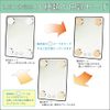 Yamamura LED Tabletop Mirror, Black, Medium