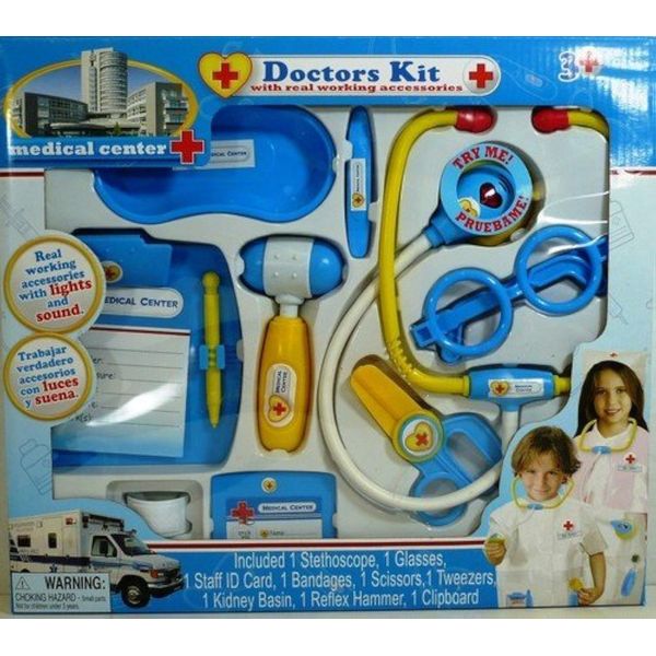 Medical Center Doctors Kit with Real Working Accessories