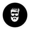 Bearded Man Graphic Hipster Beardy Full Beard Mustache PopSockets Swappable PopGrip