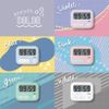 Sonic LV-7097-B Timer, Motive-Plus, Study Timer, Mini with LED, Blue