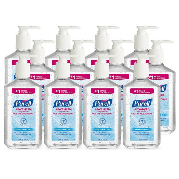 hand sanitizer purell 12oz 12 pack