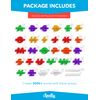 Spelly Straws Interactive Straw, 12.5 x 2.7 x 18.5 cm, Multi-Colour