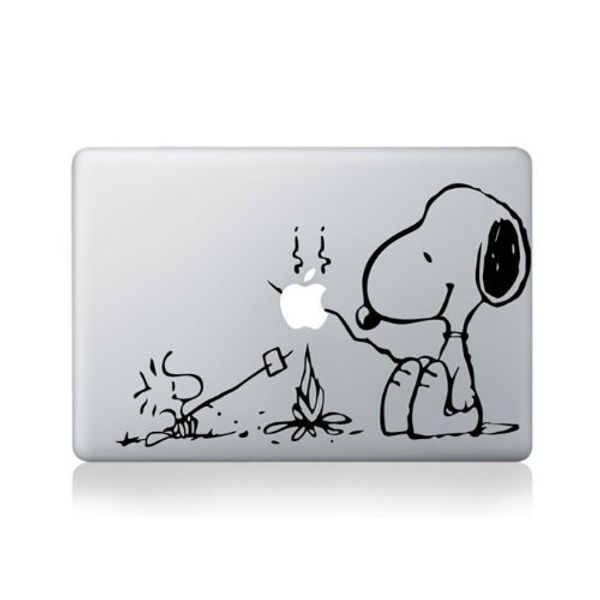 Macbook 13 inch decal sticker Snoopy by Camp Fire art for Apple Laptop