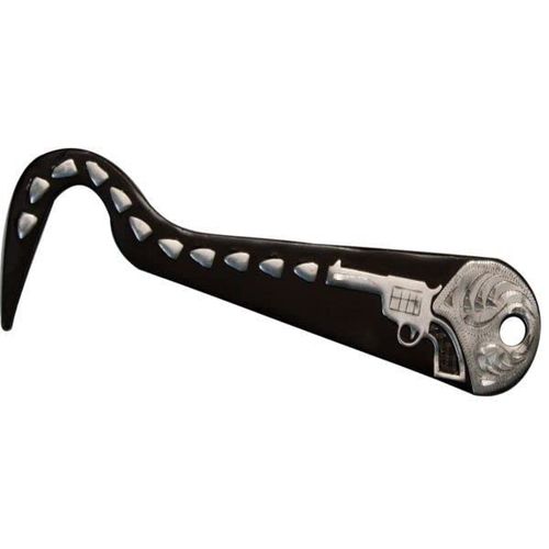 Showman Shooting Pistol Hoof Pick w/Engraved Silver