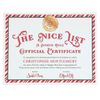 Personalized Santa Nice List Certificate
