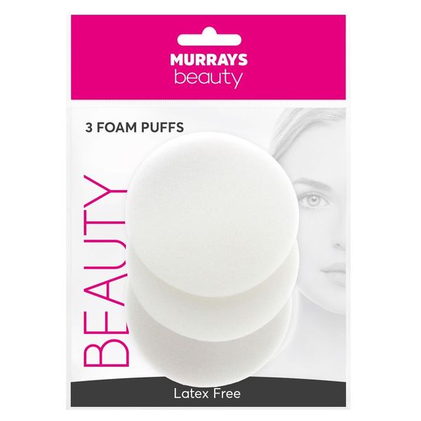 Murrays Manicure Circular Makeup Sponge, 6/5 cm