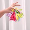 12 Pack Colorful School Hair Bobble Uniform Bobbles,Girls Streamer Hair Bobbles Curly Ribbon Bobbles Hair Bands for Girls School Hair Accessories(Sky Blue,Green,Yellow,Red,Purple)