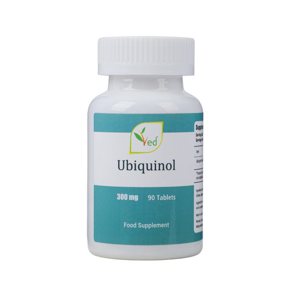 Ved Ubiquinol | Active Form coq10 | High Absorption/Enhanced bioactivity | 300mg, 90 Tablets