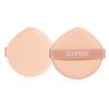 SIXPLUS Sponge Puff, 2-Piece Drop-Shaped, Multi-functional, Makeup Sponge, Makeup Puff, Cushion, Fan De Puff, Swelling with Water, Wet and Dry Use, Double-Sided, Soft, Absorbent, Durable, Skin Color