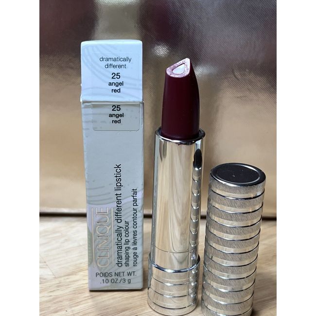 New Clinique Dramatically Different Shaping Lip Colour 25 Angel Red