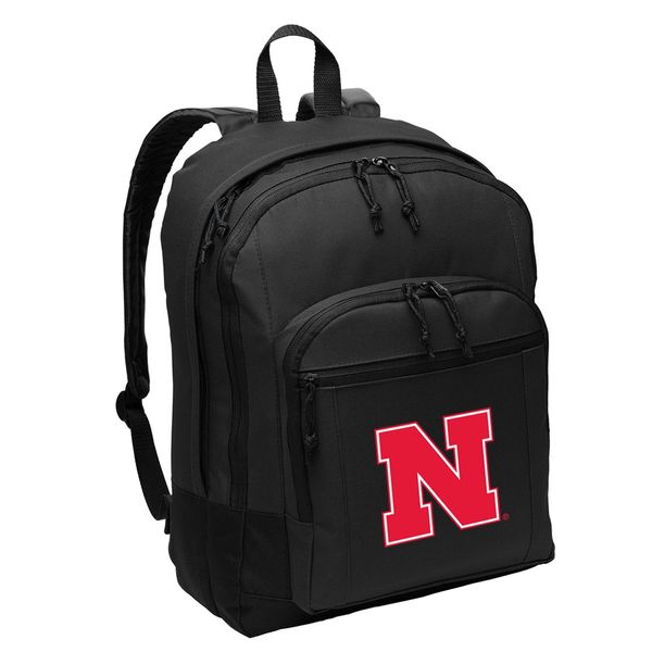 Broad Bay University of Nebraska Backpack CLASSIC STYLE Nebraska Huskers Backpack Laptop Sleeve