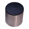 Deltech Manufacturing 6" Round Light Pole Top Cap- Black Plastic