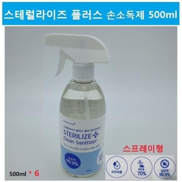 Limited quantity hand sanitizer Steralize spray type 6 units