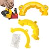 Hayaww 2 Pieces Drill Sharpener New Drill Bit Sharpener for Angle Grinder Bit Grinding Accessory Drill Sharpening Tool Guide for Sharpening Precision Drill Bits (A)