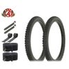 Alta Performance M.T.B BICYCLE 20" x 2.00" Black DURABLE Knobby TIRES 8PC SET.