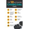 60 Sodium Bentonite Clay & Activated Charcoal Capsules 1000mg