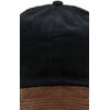Corduroy Baseball Hat | Unstructured Cotton Plain Classic Dad Cap | Unisex Hat with Adjustable Strap & Brass Buckle Black