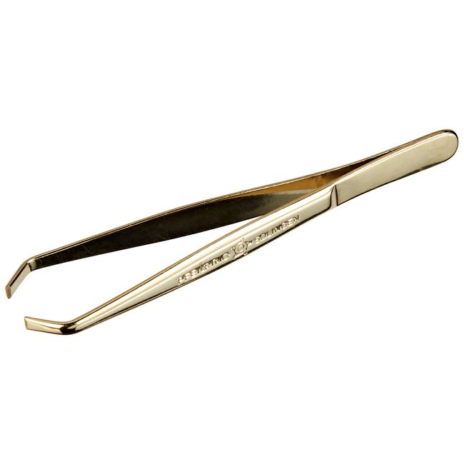 Pfeilring 9cm Gold Plated Tong Eyebrow Tweezers