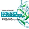 Garnier Pure Active Tea Tree & Salicylic Acid Sheet Mask, Mattfies Skin & Visibly Unclogs Pores In 15 Minutes, Dermatologically Tested