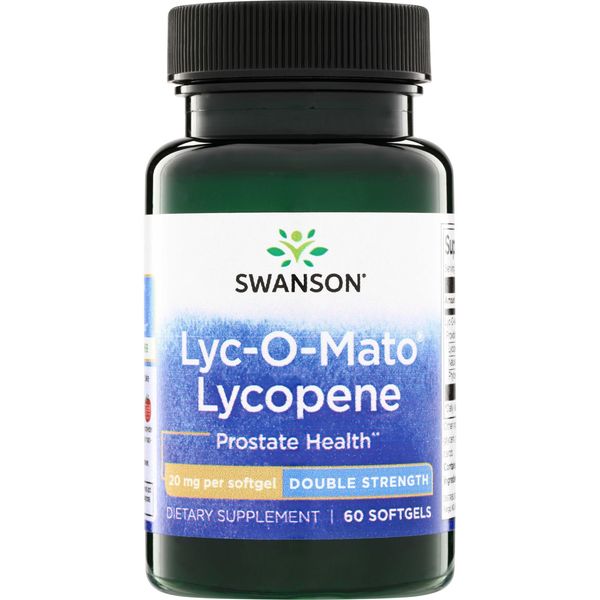Swanson Lyc-O-Mato Lycopene - Double Strength 20 mg 60 Softgels