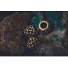 WINDALF Viking Hair Beard Jewellery Ragnar 8 mm Vikings Net Pattern Bronze