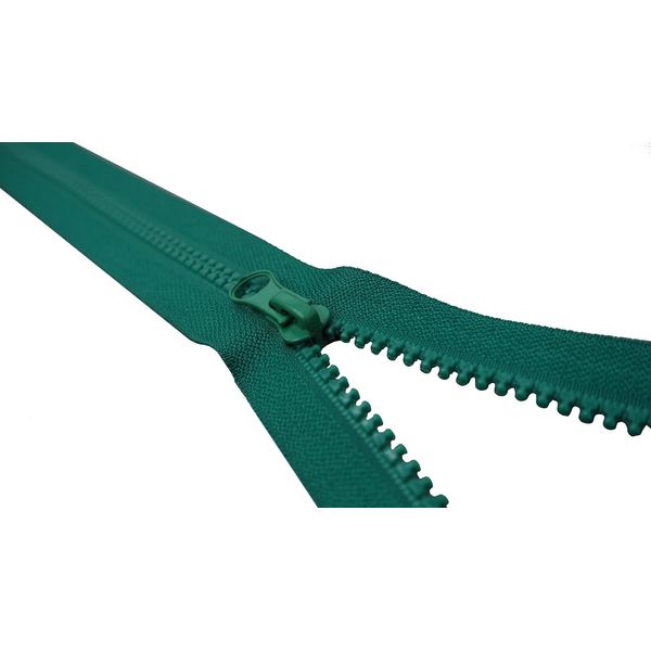 Plastic Zip 65 cm 11# Forest Green