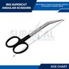 Supercut Iris Scissors 4.5" Angled Surgical Instruments Stainless German Grade