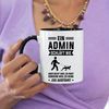 Informatiker Tasse | ein Admin schläft nie | Programmierer Geschenk Admin SISadmin Kaffeebecher lustig