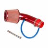 Aluminum Car Cold Air Intake Pipe 3" & Filter w/Clamp+Access