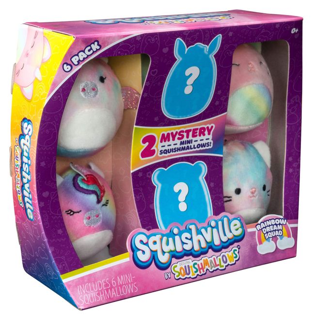 Squishville by Squishmallows Vacation Squad 2 inch Plush Toy - 10 Pack