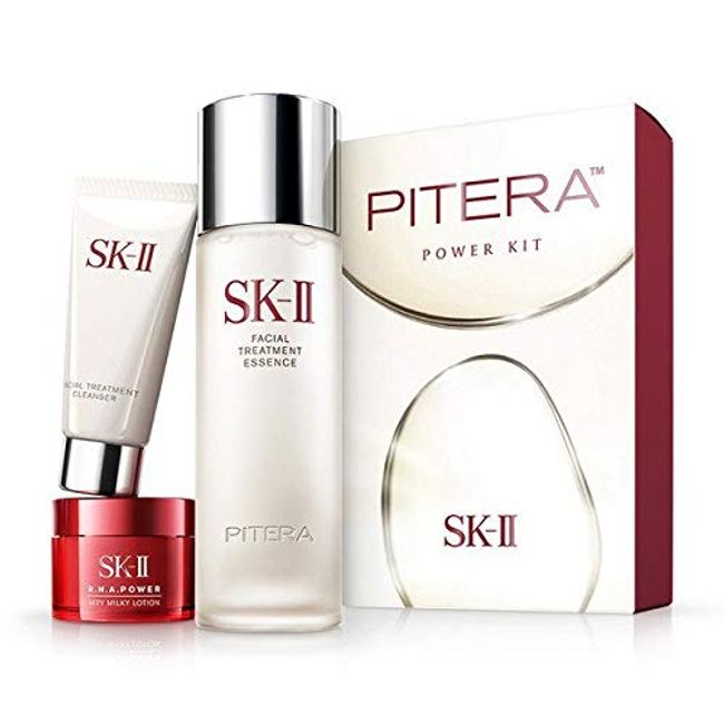 SK-II Pitera Power Kit (Treatment Essence 2.5 fl oz (75 ml) + RNA Milky Lotion 0.5 oz (15 g) + Cleanser 0.7 oz (20 g)