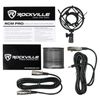 Rockville RCM PRO Studio/Recording Podcast Condenser Microphone + Foam Shield