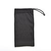 Sunglasses Eye Glasses Cloth Pouch Drawstring Bag Black
