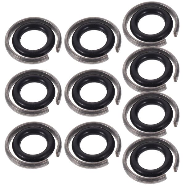 TEHAUX 10 Set Impact Wrench Retainer Rings with O-Ring