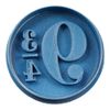Cuticuter 9 und 3/4 Ausstecher, blau