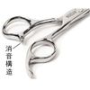 Montesoro 6-Piece Hair Cutting Scissors, For Left Handed, Self-Cut, Rust Resistant, Premium Material (6 Inch Scissors, 6 Inch 10% Thening)