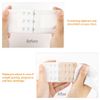 sourcing map Women 3 Rows 2 Hooks Adjustable Brassiere Strap Extender 10 Pcs Black