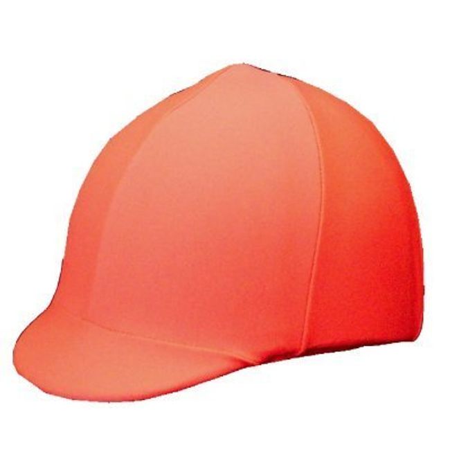 Equestrian Riding Helmet Cover - Hunter Orange