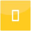 Plain Yellow Light Switch Sticker Vinyl Cover Skin Decal by stika.co [Generic Single]