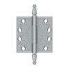 Deltana DSBP44U26D 4" x 4" Square Hinges in Brushed Chrome