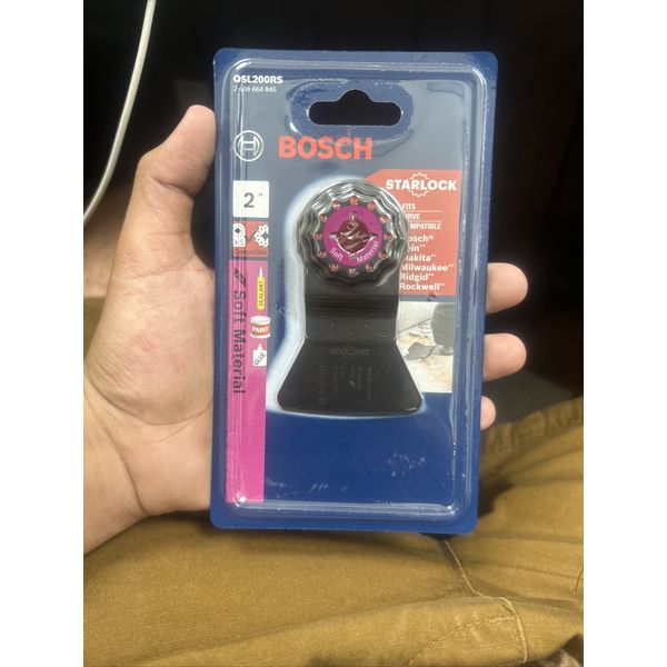 BOSCH OSL200RS STARLOCK 2" MULTI-TOOL SOFT MATERIAL SCRAPER BLADE NEW