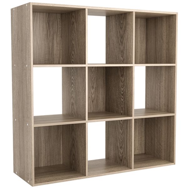 Closet Organizer Storage Shelves Save Space Indoor Study Bookshelves 9-Cube 