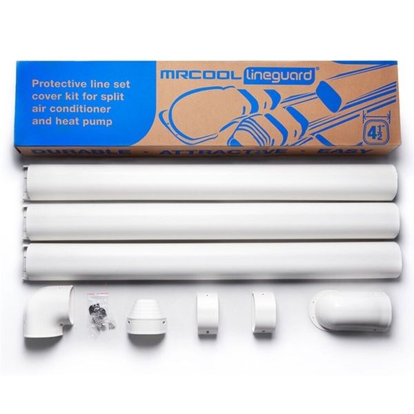 MRCOOL Line set Cover Kit 12ft / 4.5" MLG450 Line guard Protective Covering