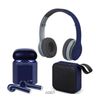iLIVE 3-Piece Bluetooth Speaker, Headphones & Earbud Set