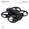 WRAPGRADE Skin Stickers Compatible with DJI Avata 2 (Black Bumpy Camo)