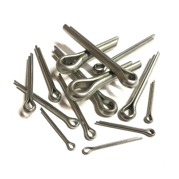 25 x Split Cotter Pins Metric 3.2 x 58mm, Retaining Fixings