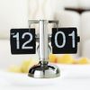 Flip Stand Clock Flapper Watch Black [Parallel Import] (Black, B)