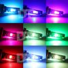 H11 High Power LED Headlight Kit+RGB Bluetooth Phone Control 2-in-1