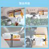 VIVIZHWH Tissue Box for Car Fixing Belt Holder Storage Hook