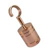 RopeServices UK 36mm Polished Copper Decking Rope Hook. Rope Post Fitting Rope End Fixing